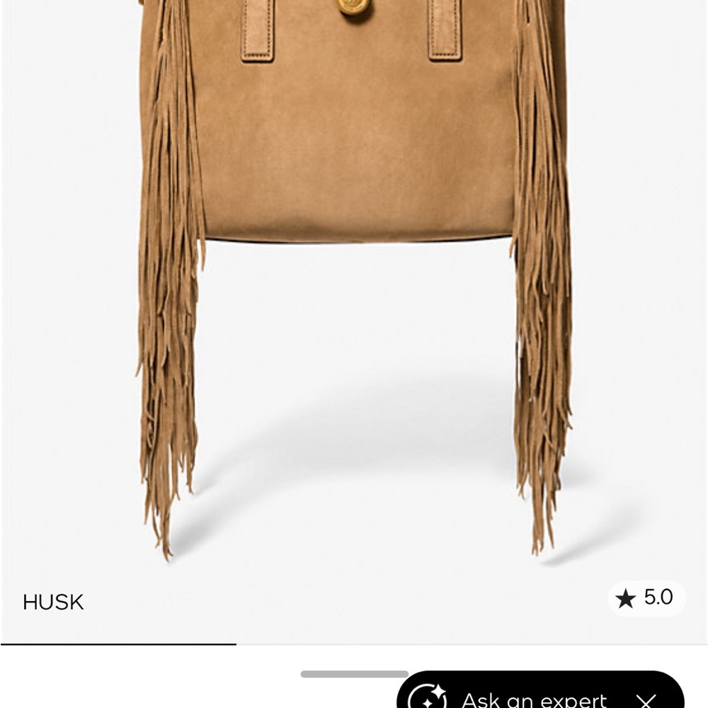 Tan Fringe Women's Bag